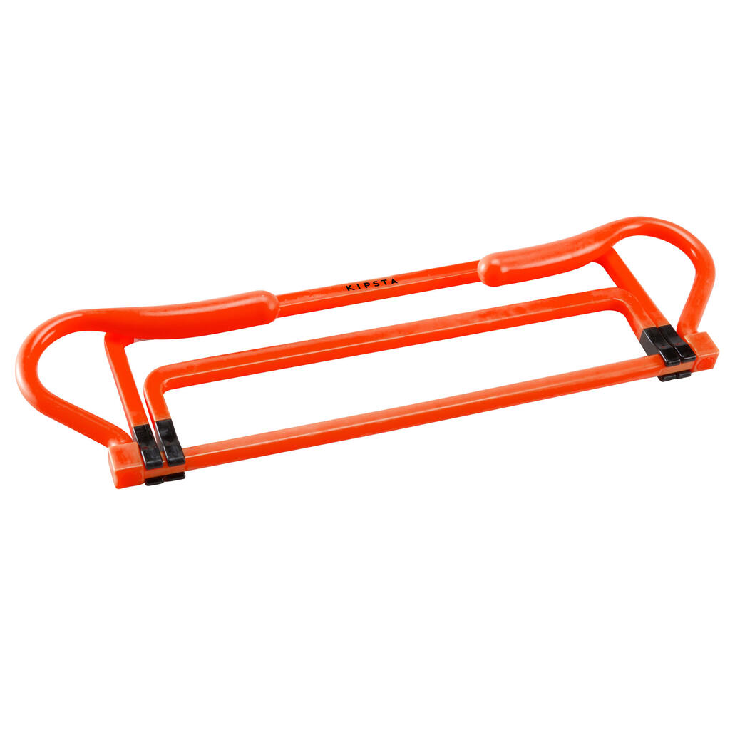 Haie de vitesse 3 hauteurs orange