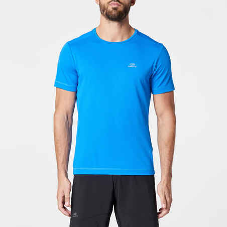 RUN DRY MEN'S RUNNING T-SHIRT - BLUE