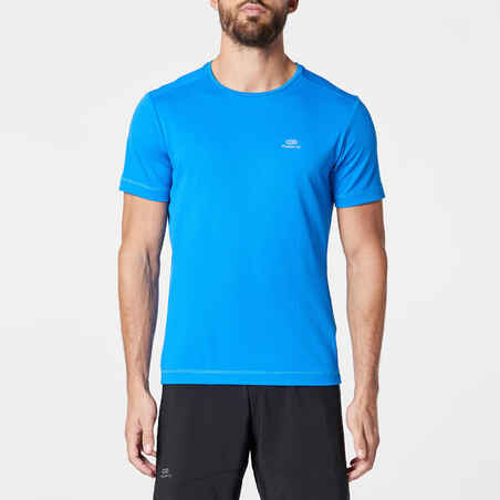 Run Dry חולצת T לריצה לגברים- כחול