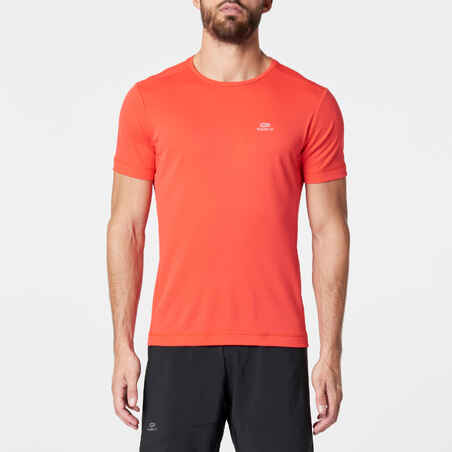 T-shirt running respirant homme - Dry corail fluo