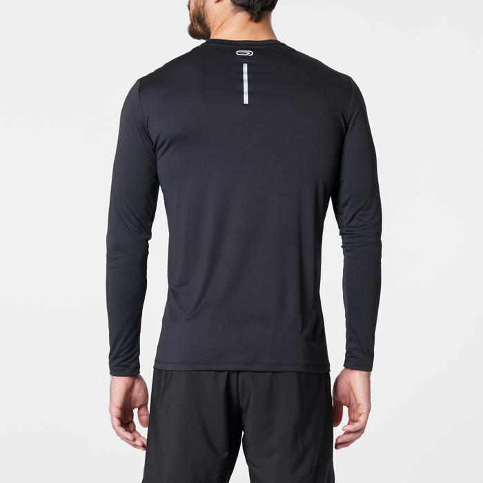 Sun Protect Men's Running TShirt Black Decathlon