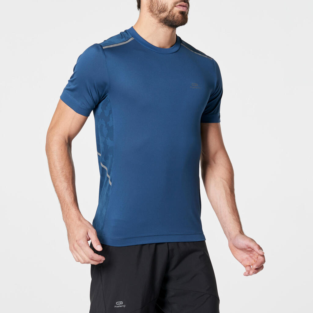 Laufshirt kurzarm Run Dry+ Breathe Herren petrol
