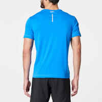 RUN DRY MEN'S RUNNING T-SHIRT - BLUE