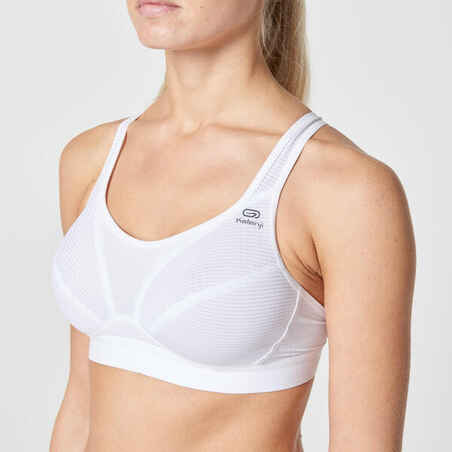 SPORTANCE RUNNING SPORTS BRA - GLACIER WHITE