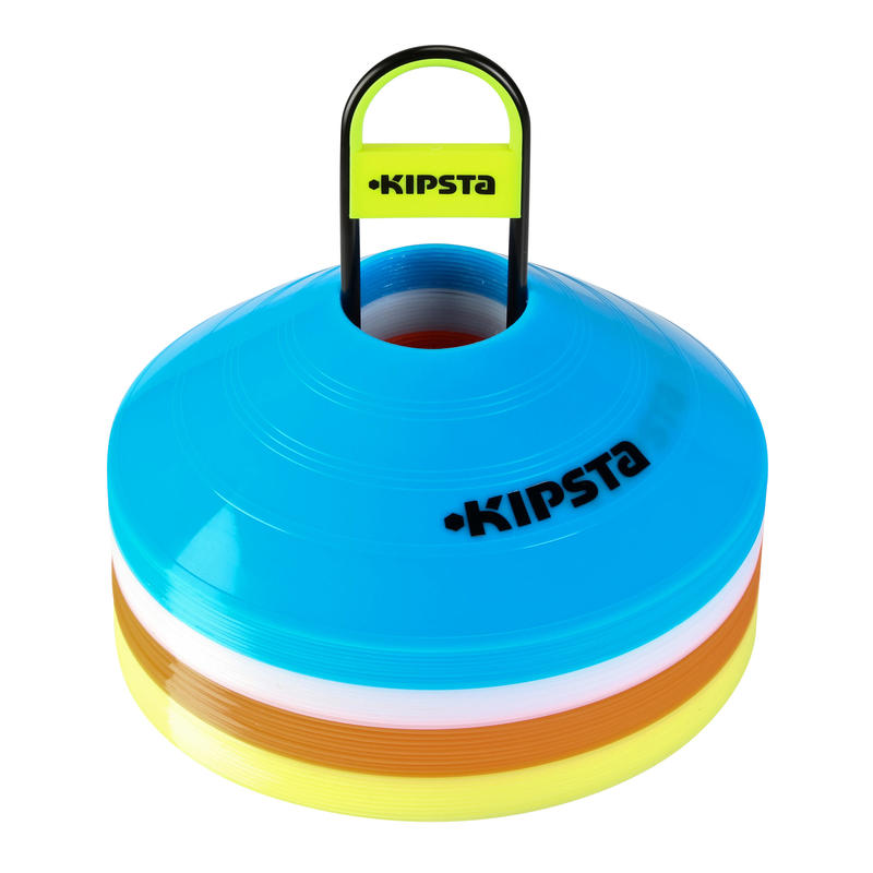 Ensemble de 40 disques plats (10 bleus, 10 blancs, 10 rouges, 10 jaunes) Ensemble de 40 disques plats (10 bleus, 10 blancs, 10 rouges, 10 jaunes)