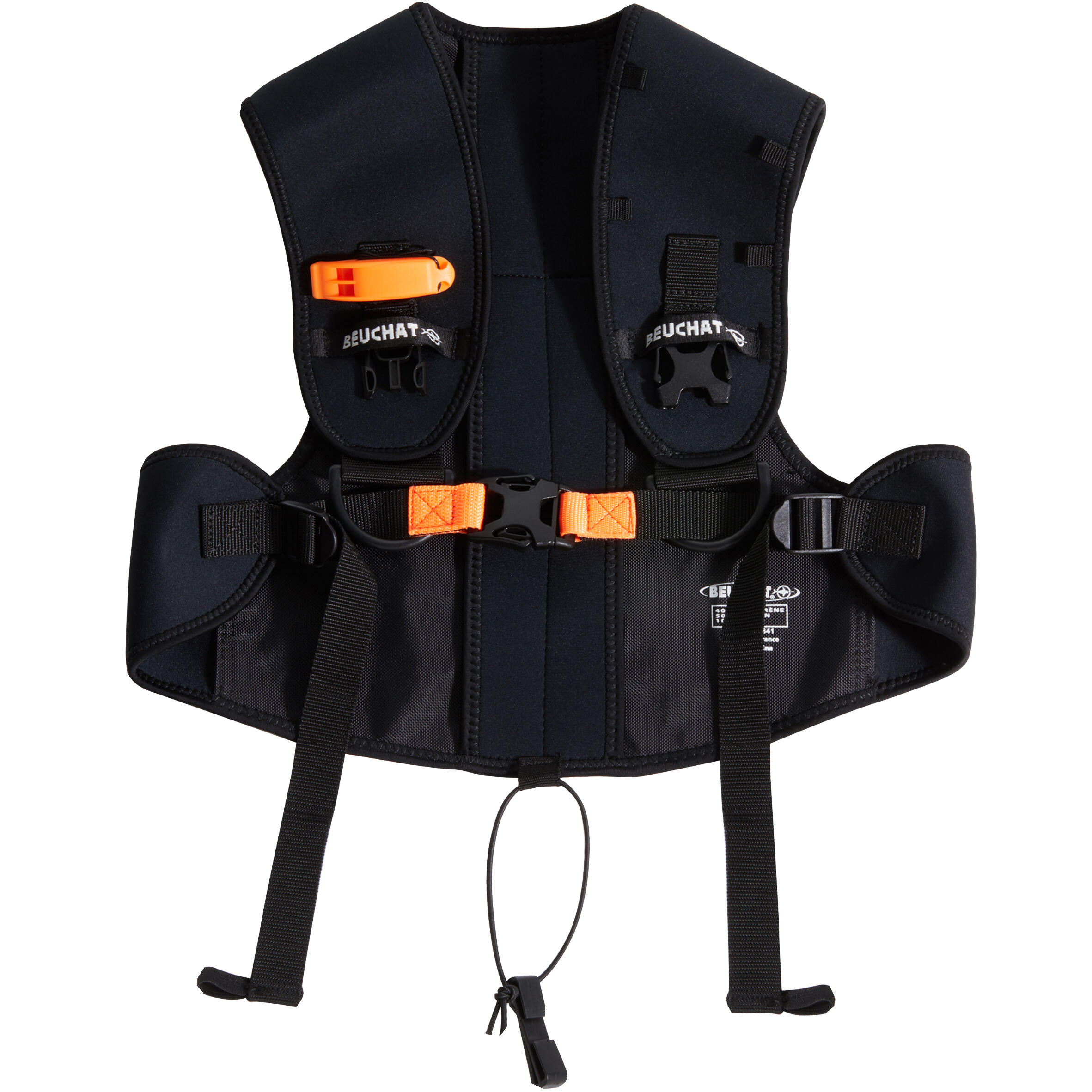 Spearfishing QuickRelease Weight Vest One Size  Black  Decathlon