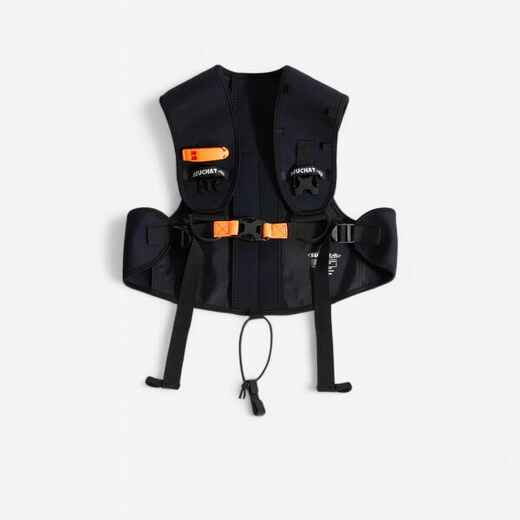 
      Spearfishing Quick-Release Weight Vest One Size - Black
  