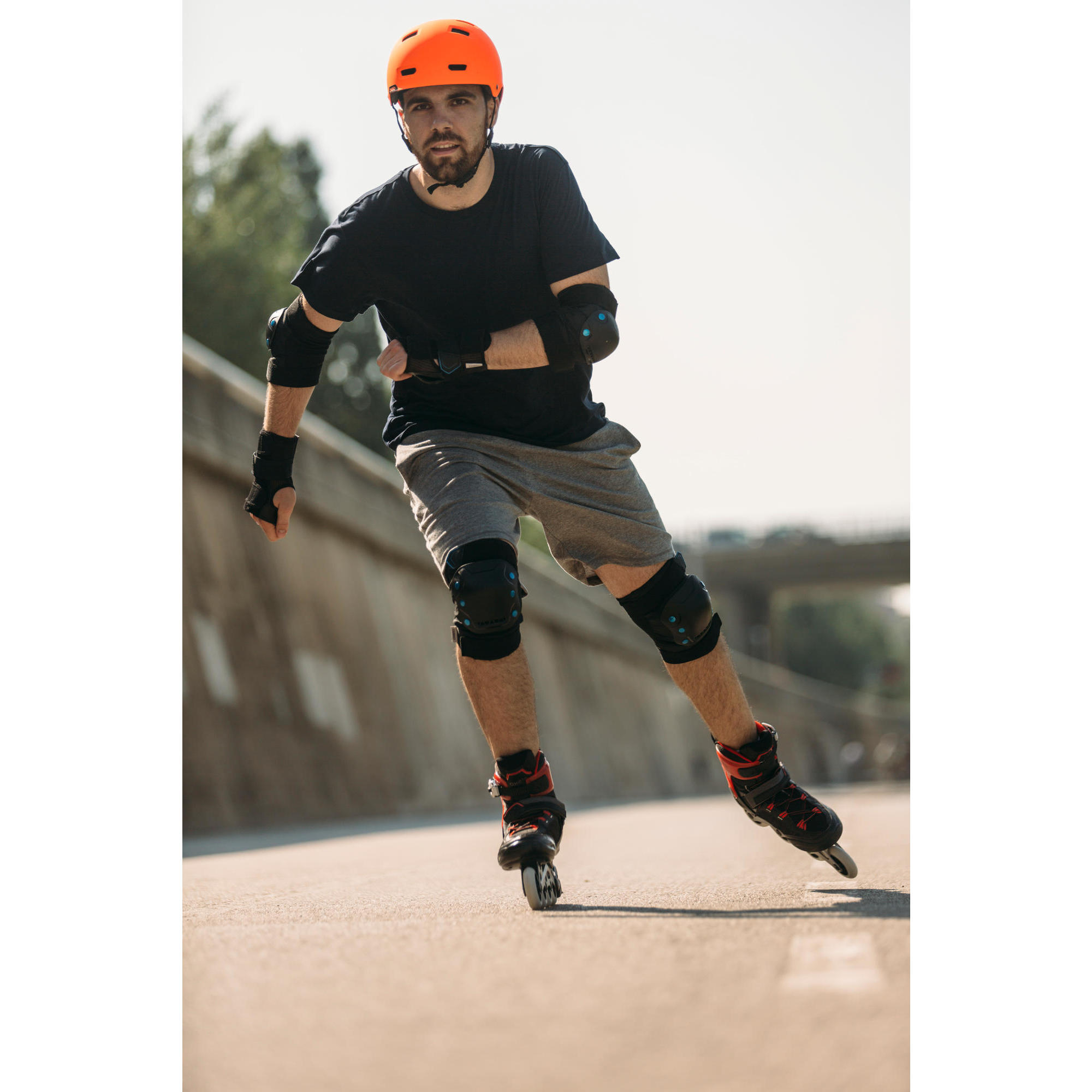 Шлем H MF540 оранжевый OXELO