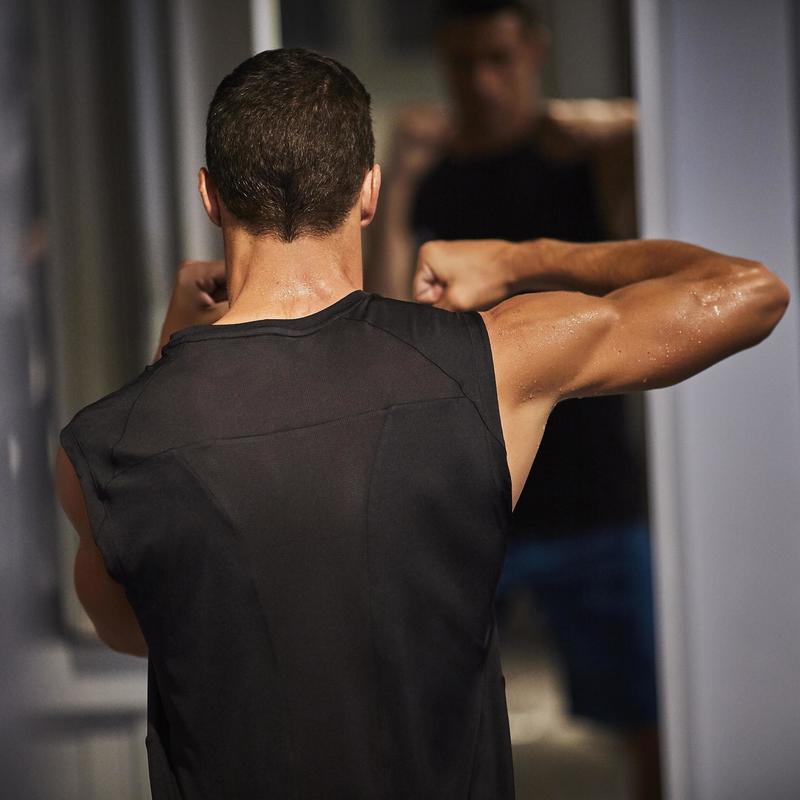 Fde 500 Fitness Kardiyo Sporcu Atleti Erkek Siyah Domyos By Decathlon