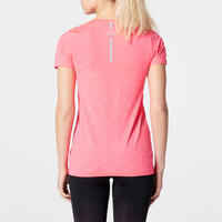 KIPRUN CARE KALENJI WOMEN'S RUNNING T-SHIRT - CORAL