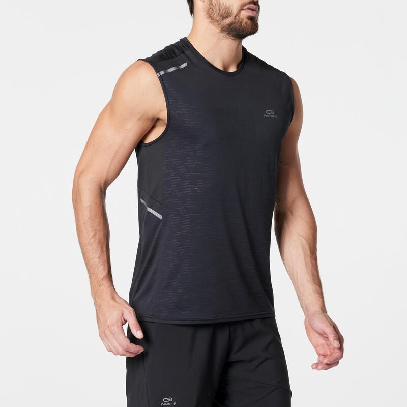 RUN DRY+ MEN'S RUNNING TANK TOP BLACK