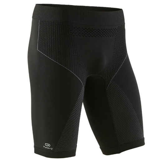 
      Laufshorts Tights Kiprun Herren nahtlos schwarz
  