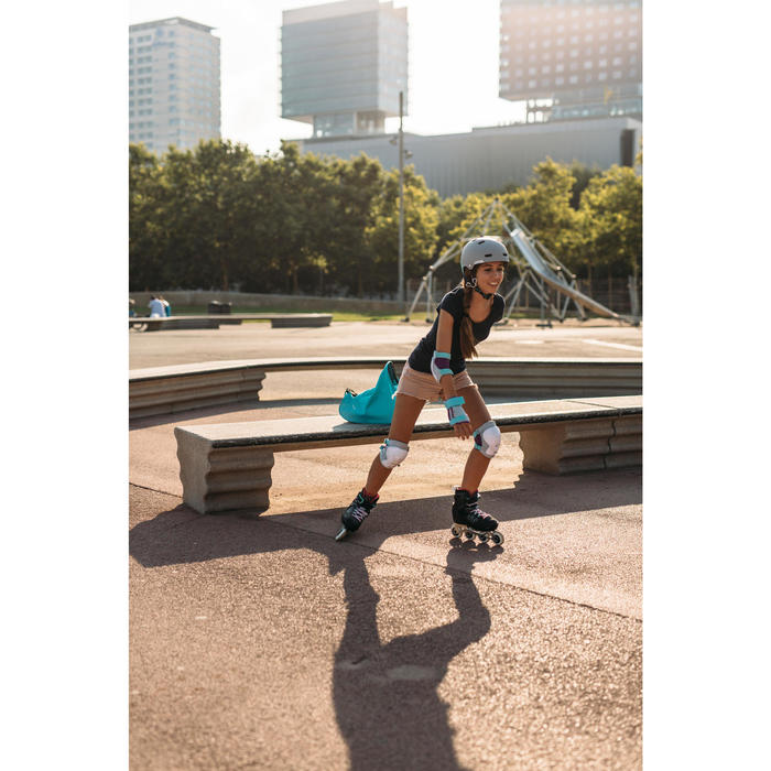 MF540 Bad Days Inline Skating Skateboard Scooter Helmet Black Decathlon