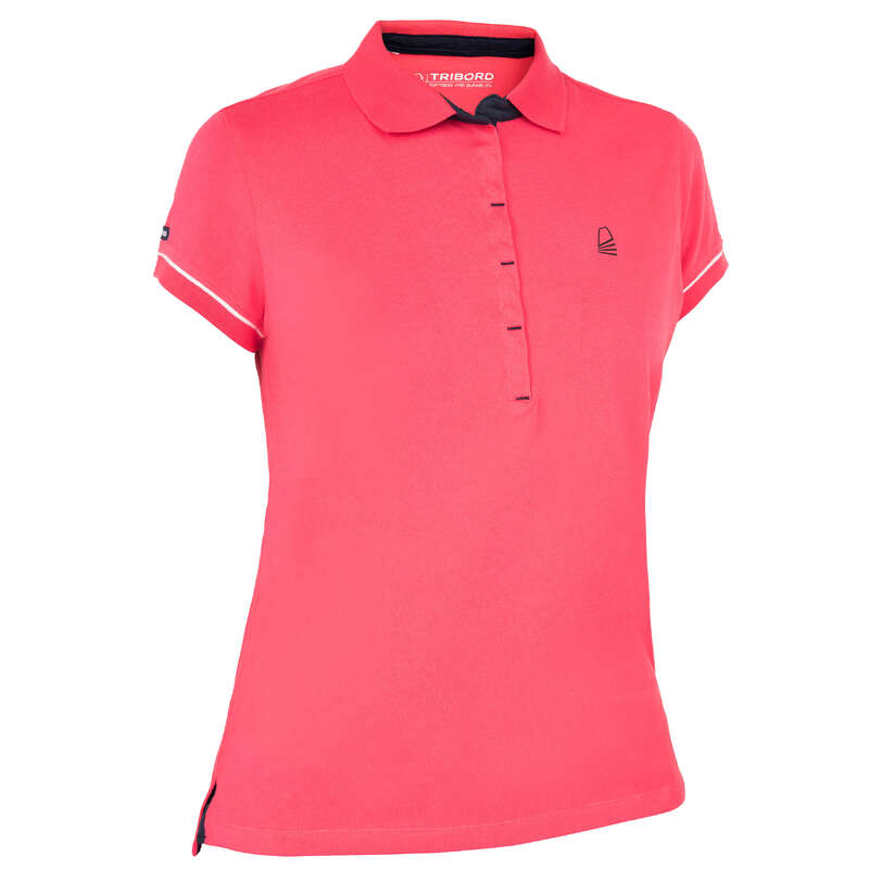 TRIBORD Women's Sailing Short Sleeve Polo Shirt Adventure...