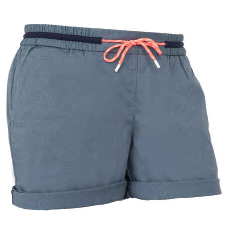 Short de Vela Sailing 100 Mujer Gris