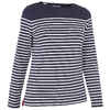 Women's long-sleeved traditional sailing T-shirt 100 - Blue