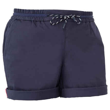 Women’s sailing Shorts SAILING 100 - Navy