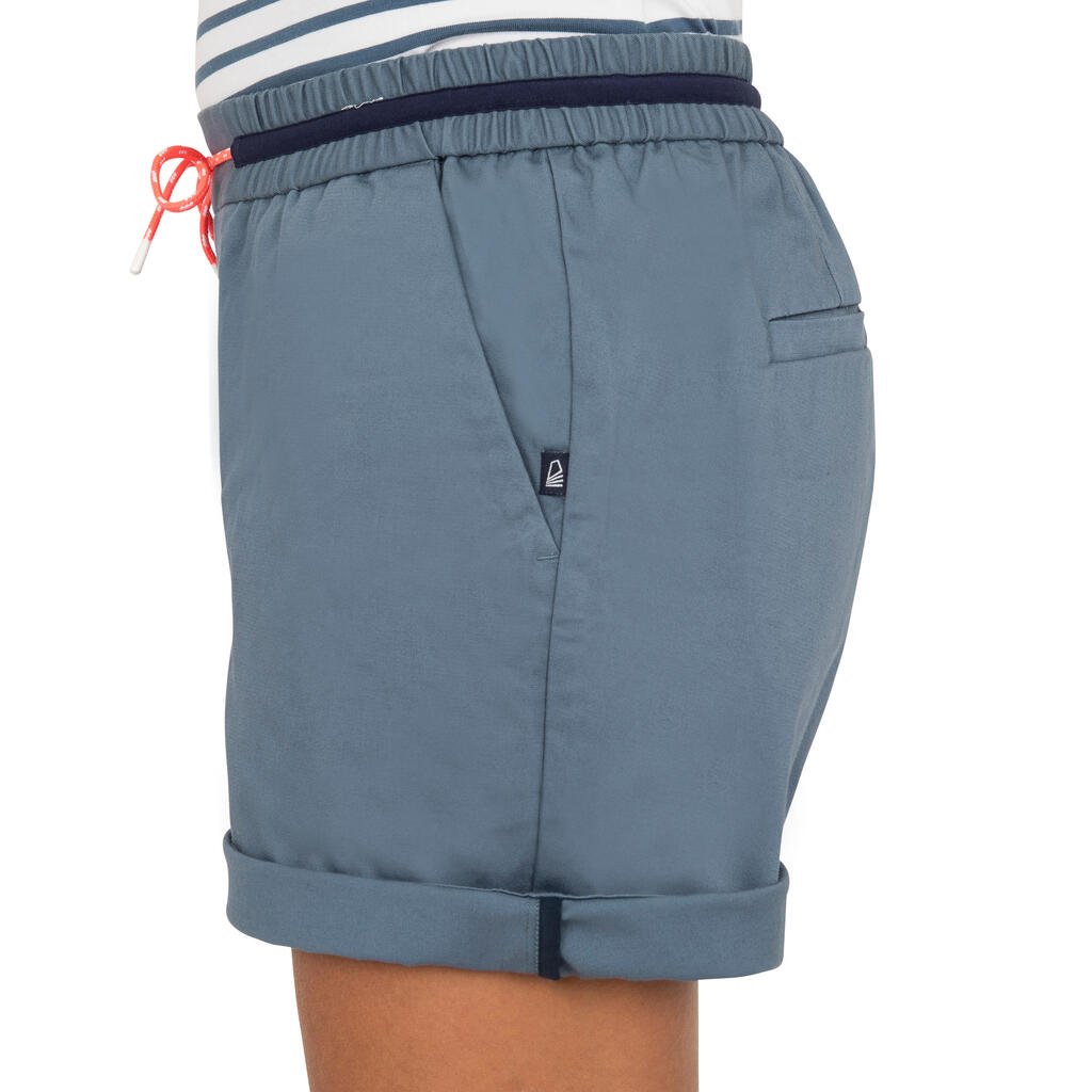 Segelshorts Damen - Sailing 100 altrosa