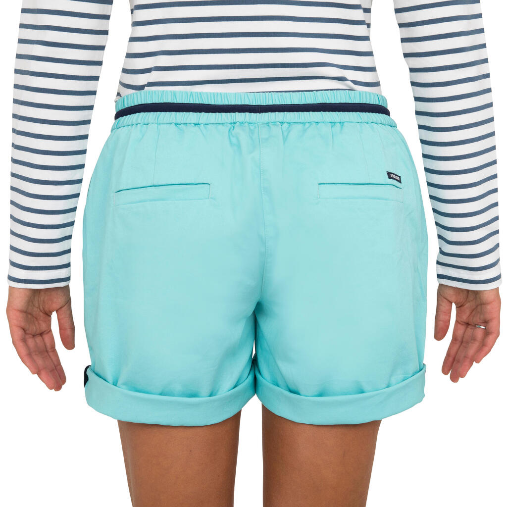 Women’s 100 Adventure sailing shorts dark blue