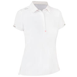 Polo Manga Corta Vela Race Mujer Blanco