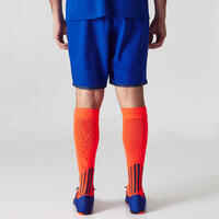 F500 Adult Football Shorts - Blue/Orange