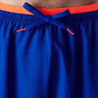 F500 Adult Football Shorts - Blue/Orange