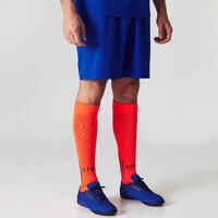 F500 Adult Football Shorts - Blue/Orange