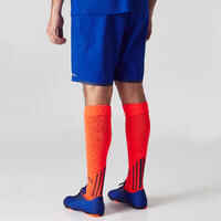 F500 Adult Football Shorts - Blue/Orange