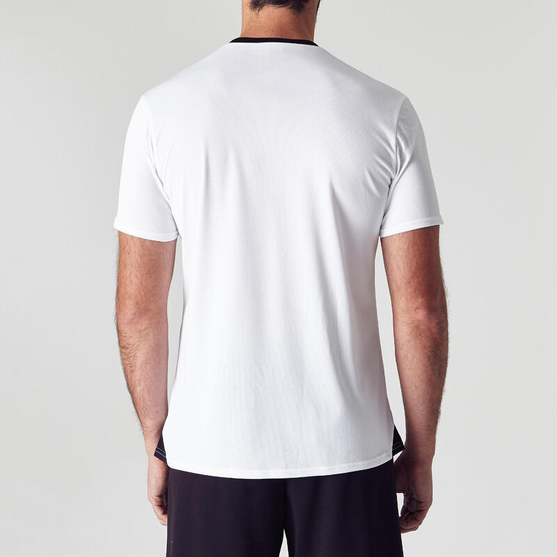 Camiseta de fútbol Adulto Kipsta F100 blanca