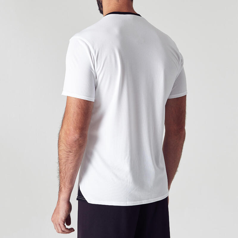 Camiseta de fútbol Adulto Kipsta F100 blanca