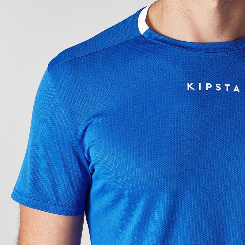 Camisola de Futebol Adulto Conceção Ecológica F100 Azul