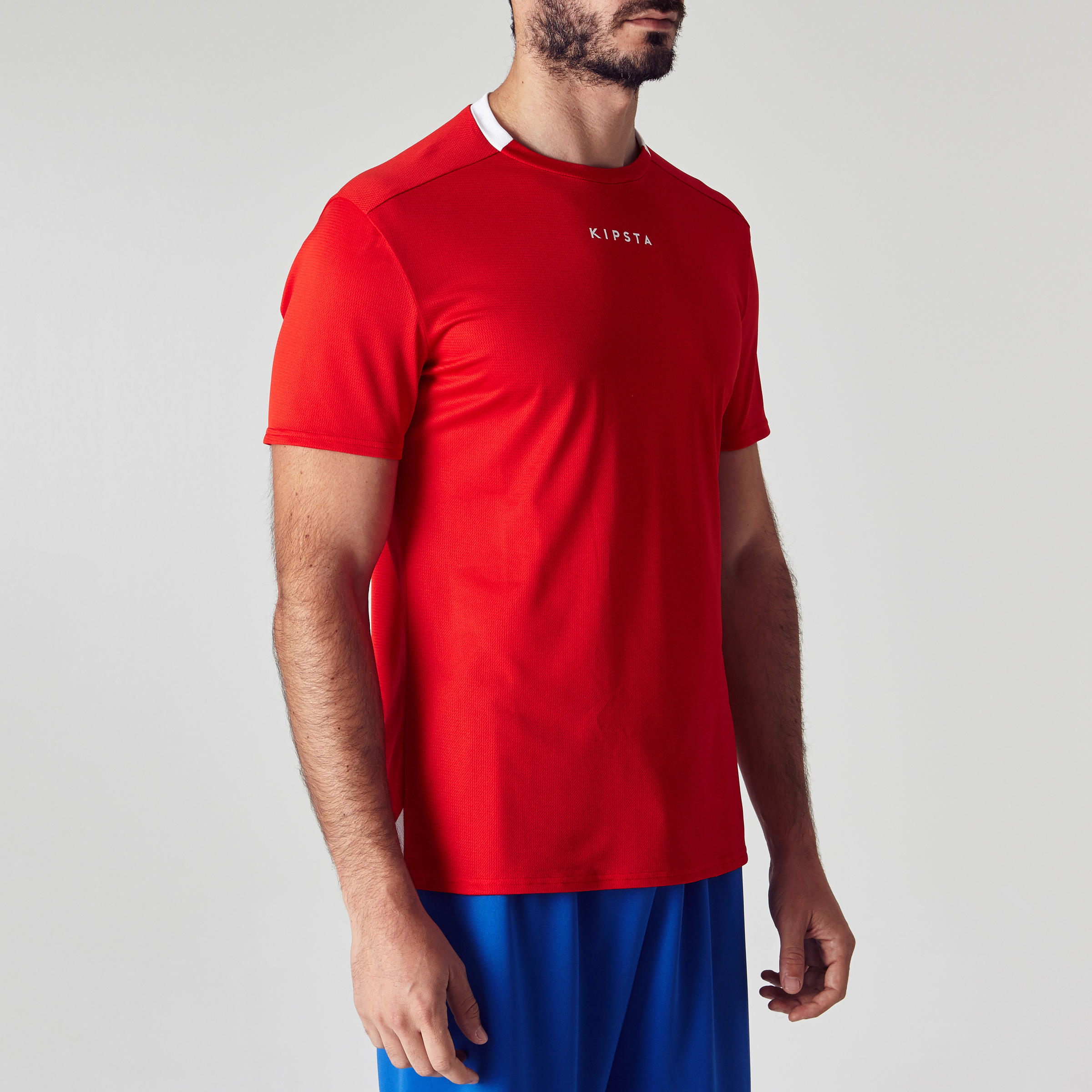 Adult Football Shirt Essential Club - Red 34/34