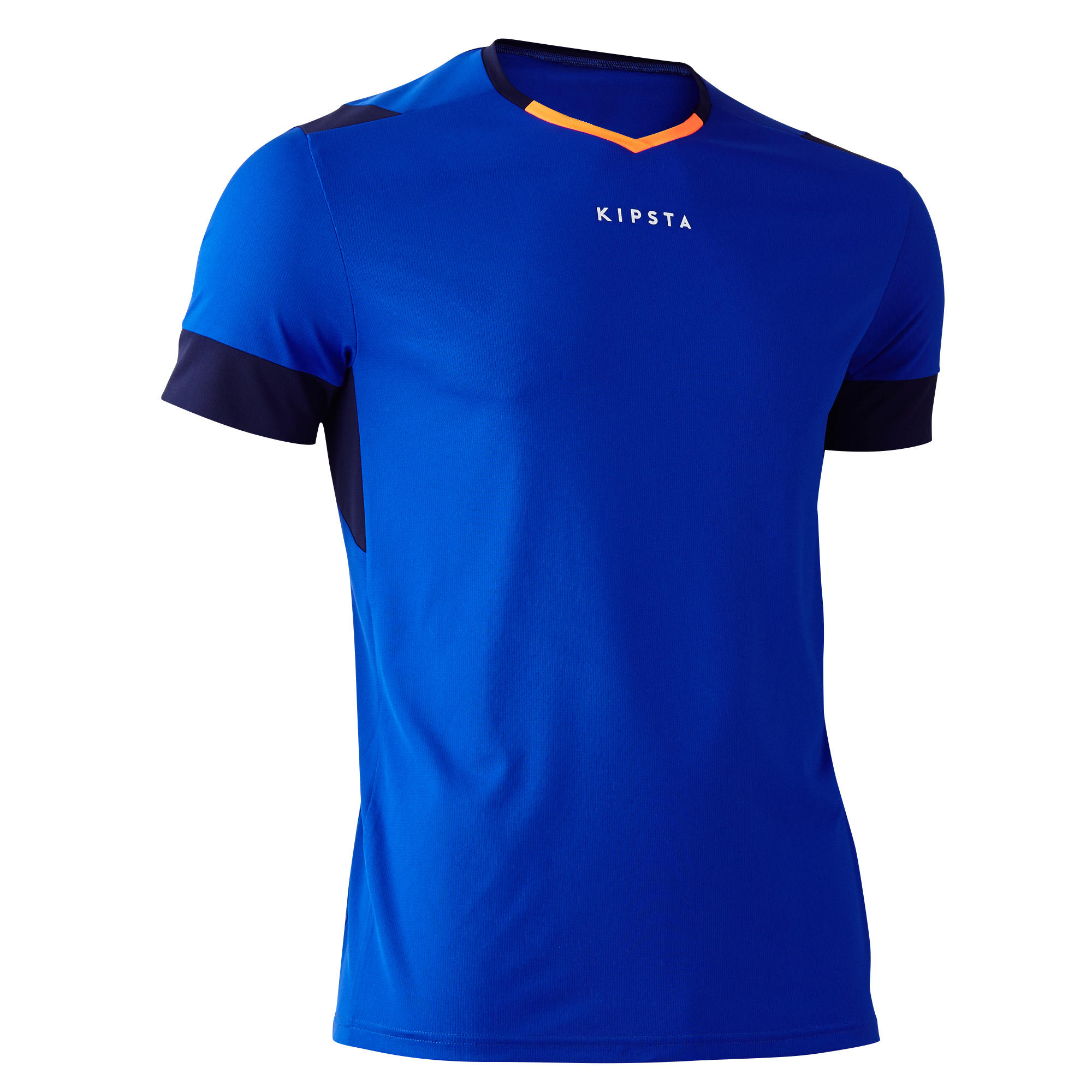 blue football shirt