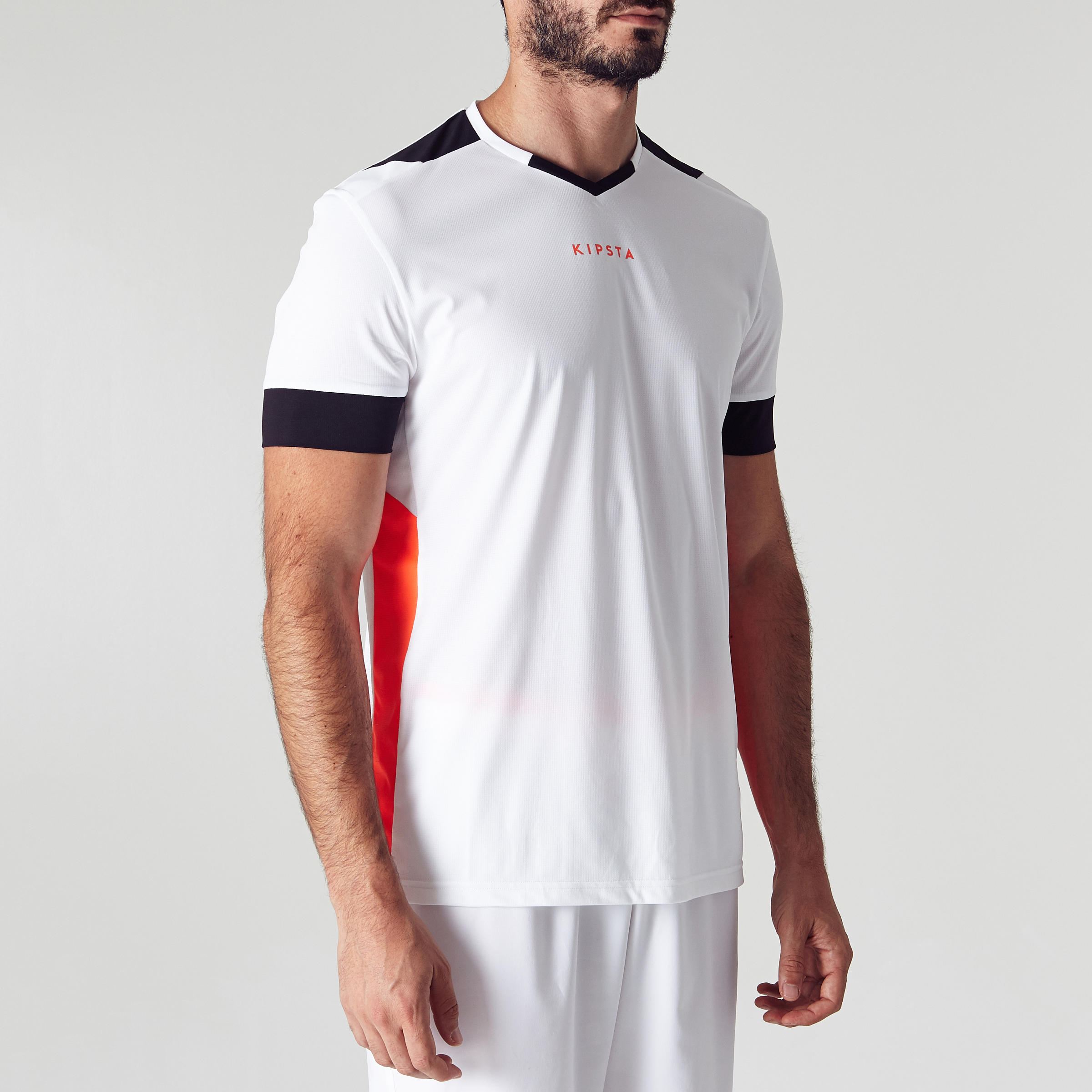 F500 Adult Football Shirt - White 3/13