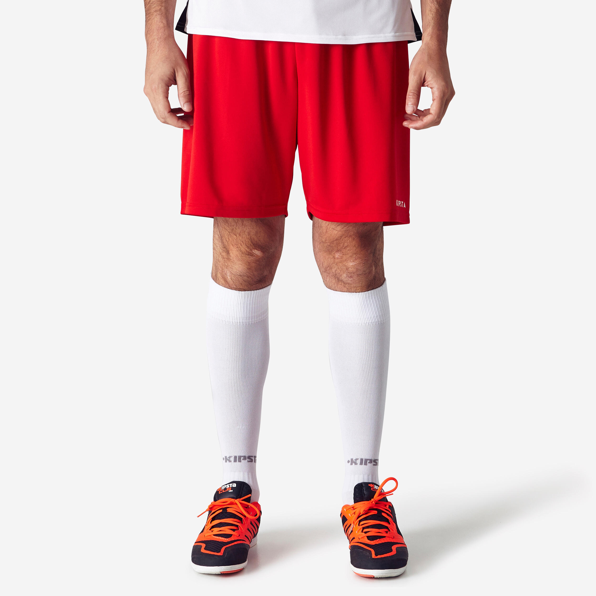 F100 Adult Football Shorts - Red 1/7