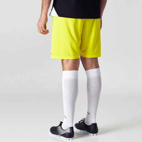 F100 Adult Football Shorts - Yellow