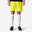 Short de football adulte F100 jaune
