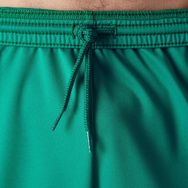 Pantalón corto de fútbol Adulto Kipsta F100 verde