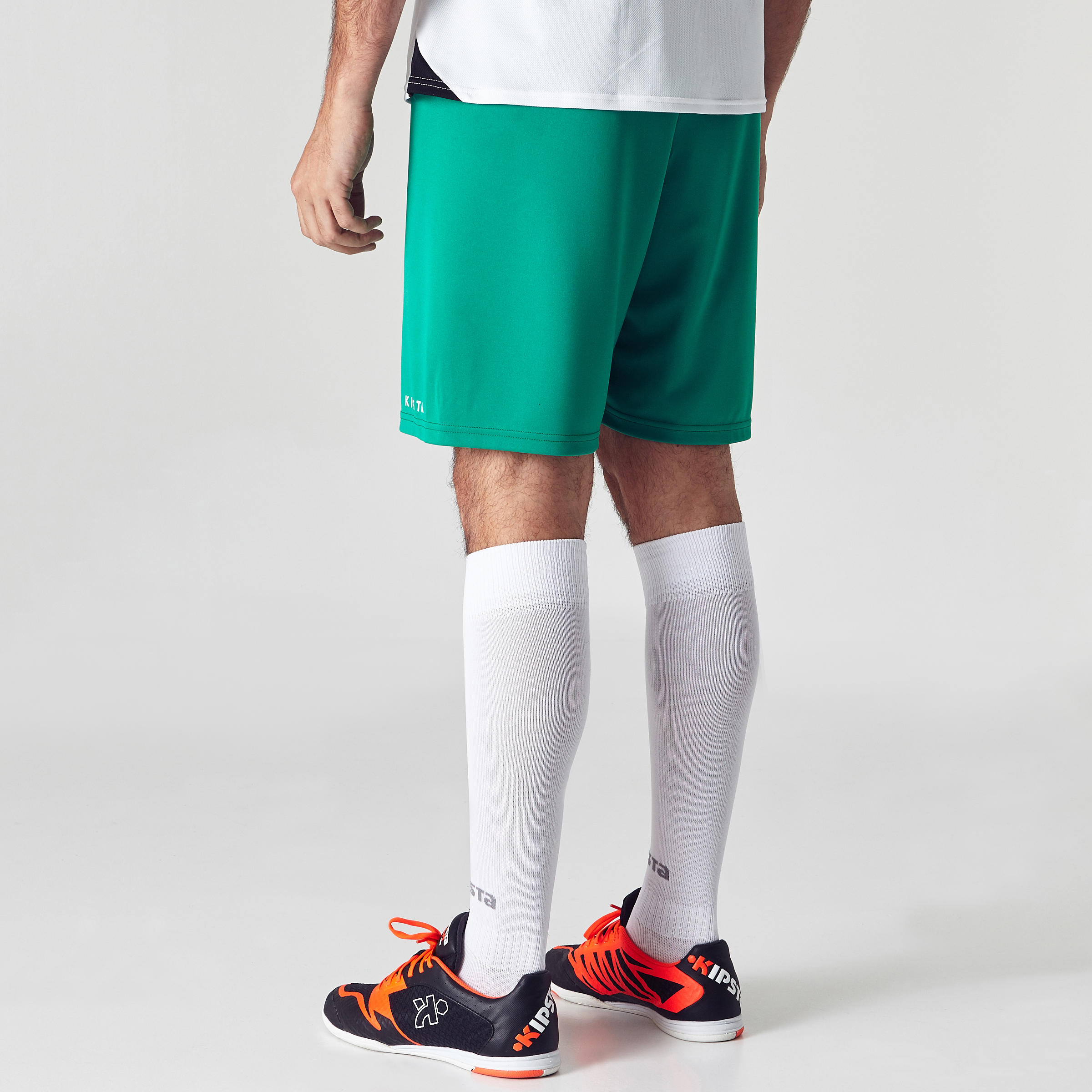 F100 Adult Football Shorts - Green  4/10