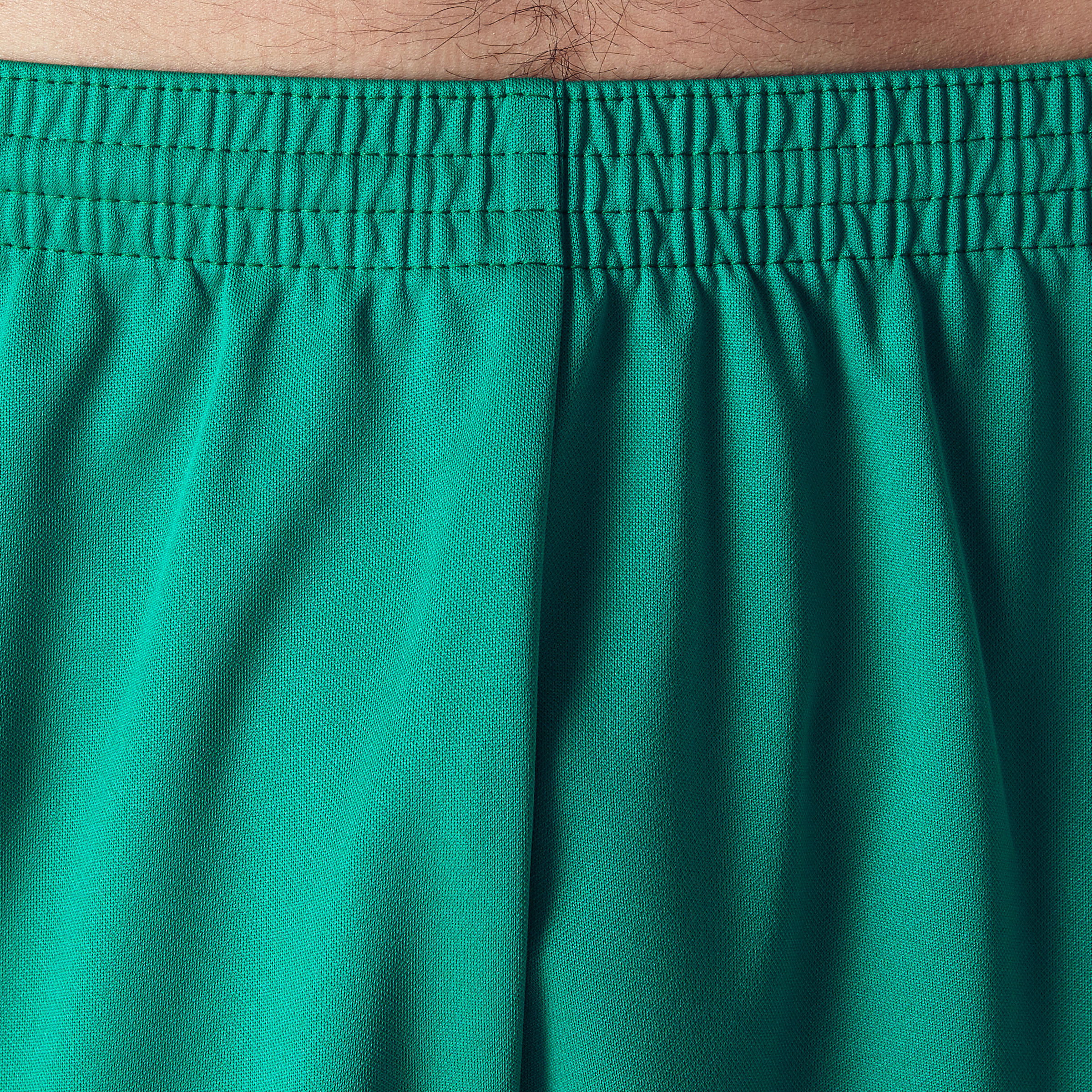 Voetbalshort voor volwassenen Essential groen 12/16