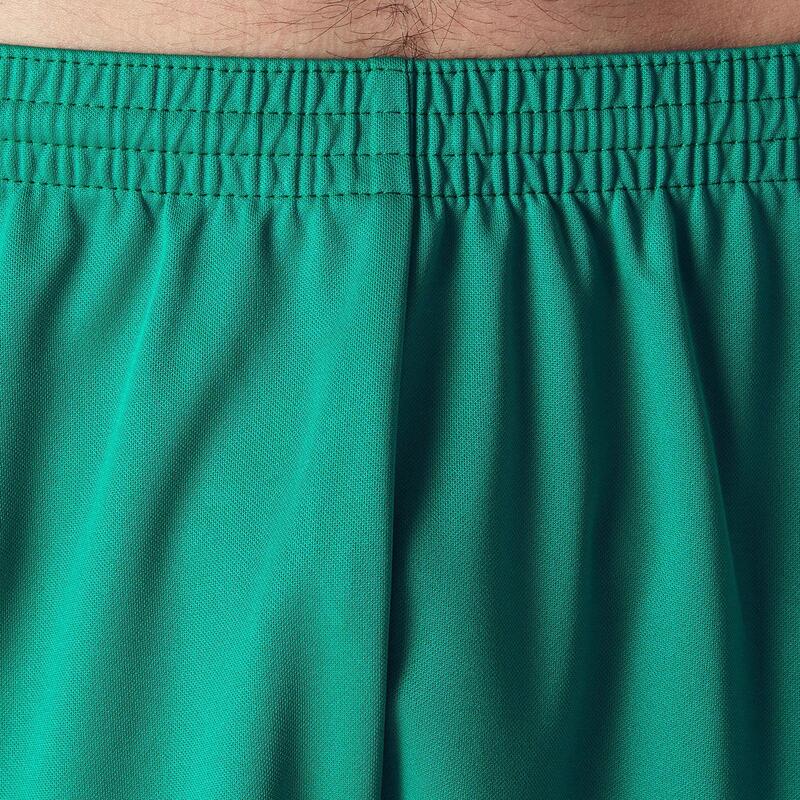 Pantalón corto de fútbol Adulto Kipsta F100 verde