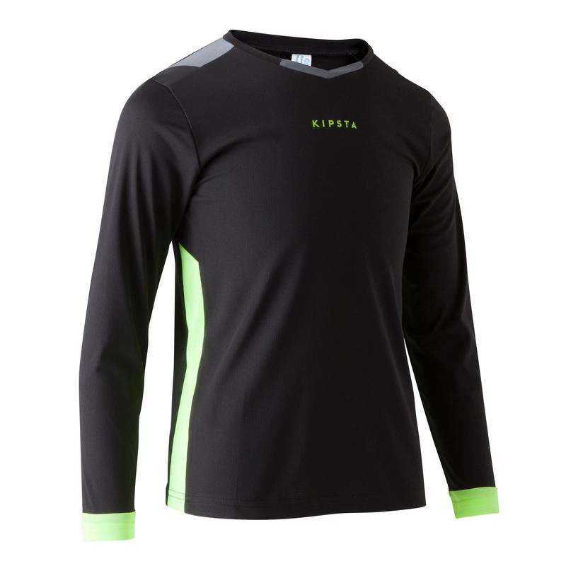 F500 Kids' Long-Sleeved Soccer Jersey - Black F500 Kids' Long-Sleeved Soccer Jersey - Black