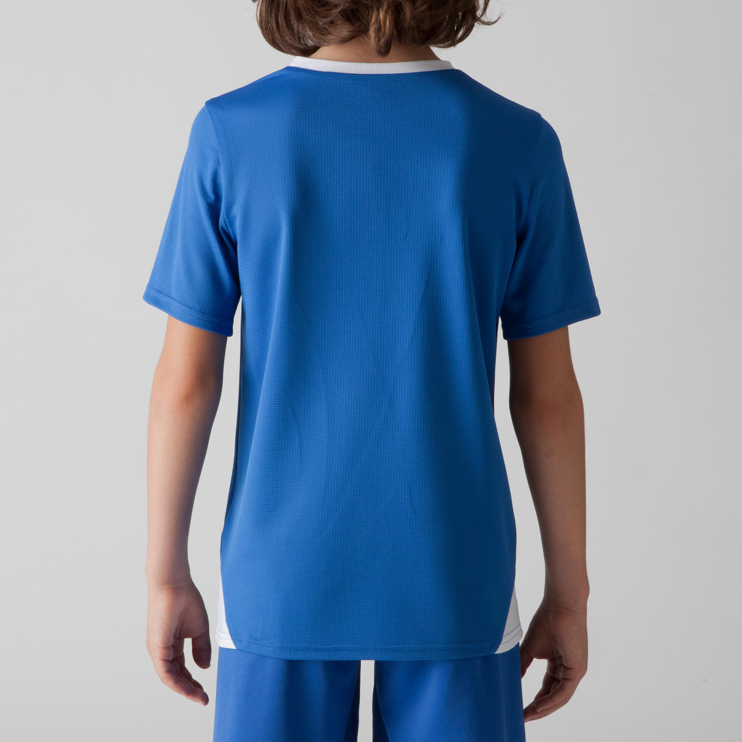 Kids' Football Shirt F100 - Blue 4/11