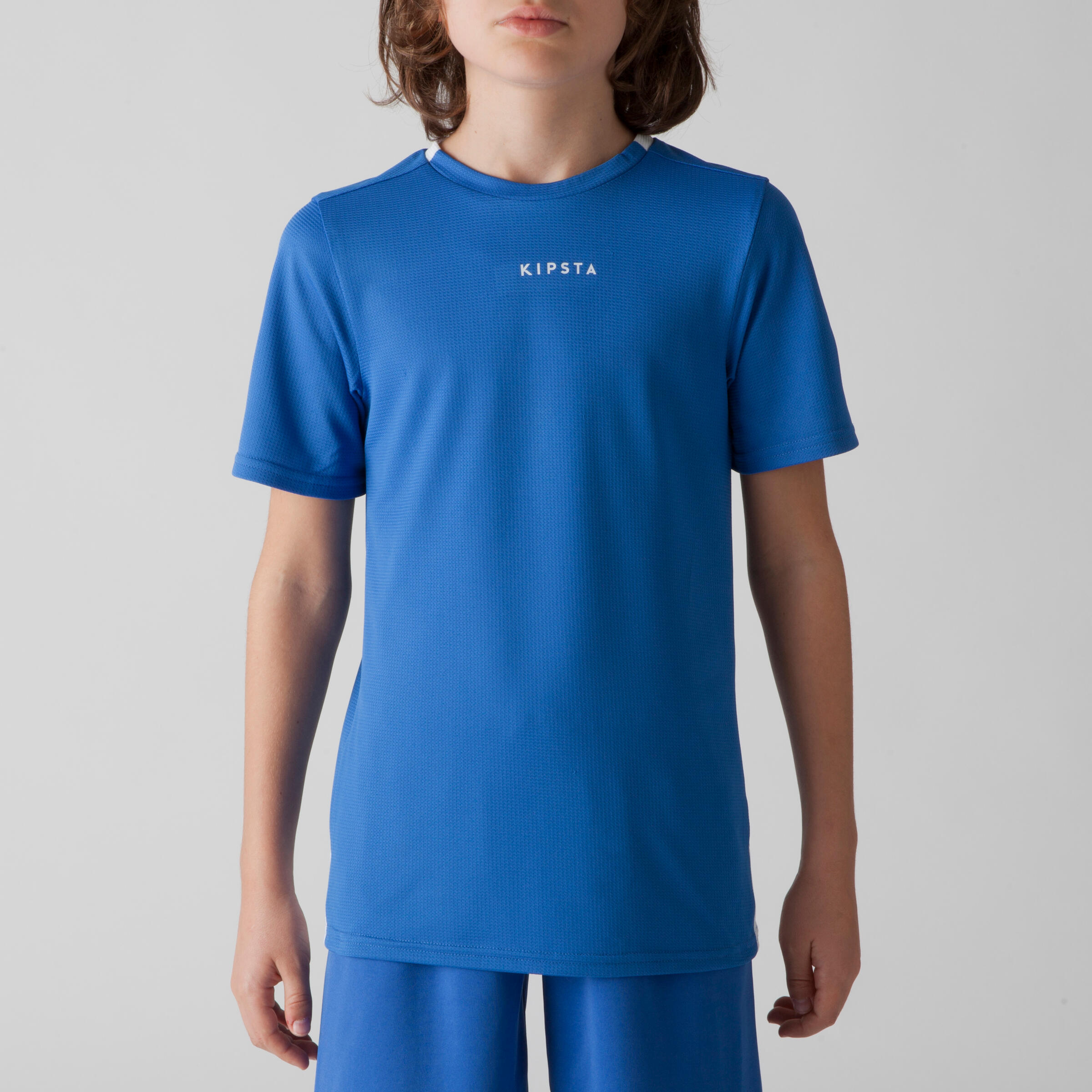 Kids' Football Shirt F100 - Blue 2/11