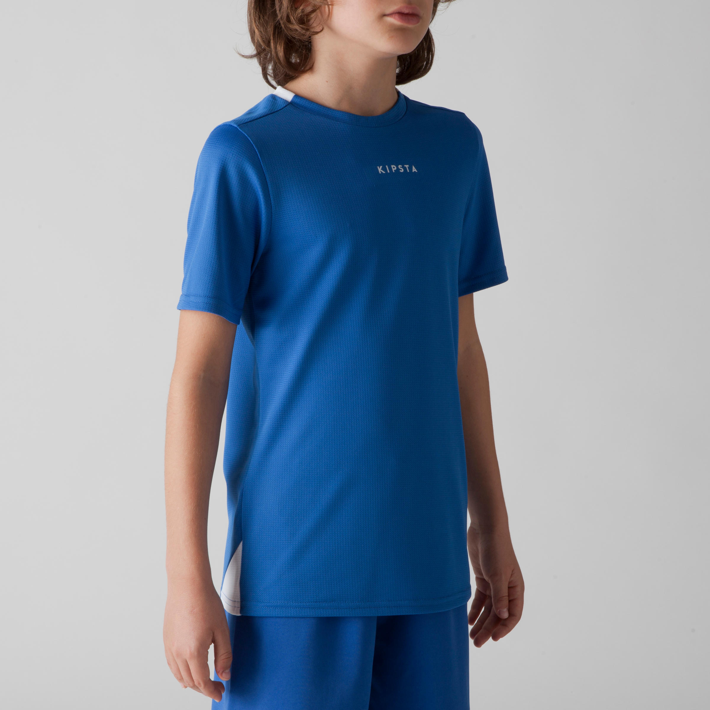Kids' Football Shirt F100 - Blue 3/11