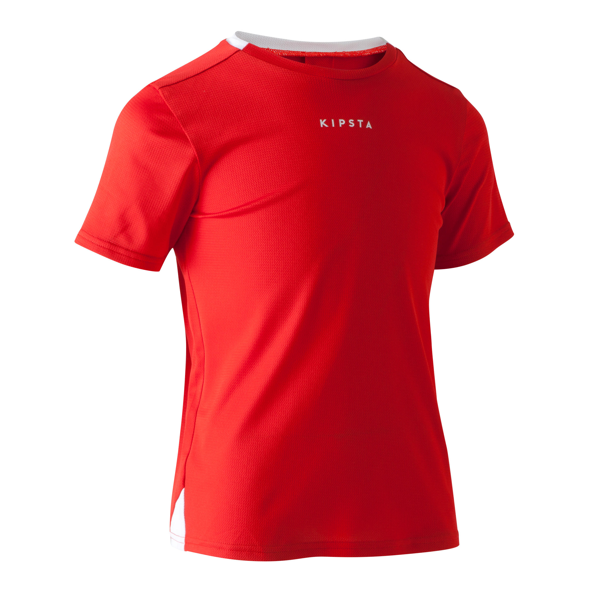 Kids' Soccer Shirt - Essential Red - KIPSTA