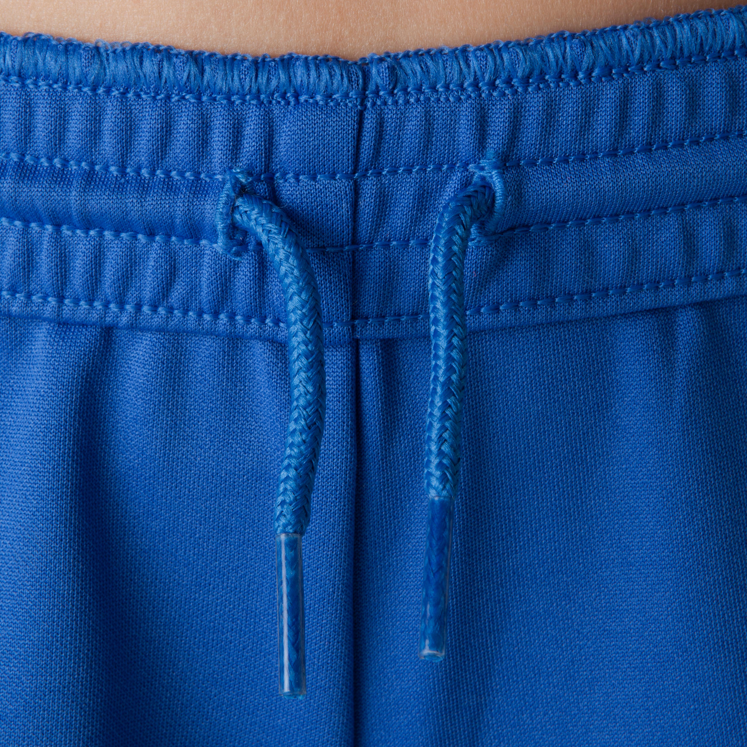 F100 Kids' Football Shorts Blue Decathlon