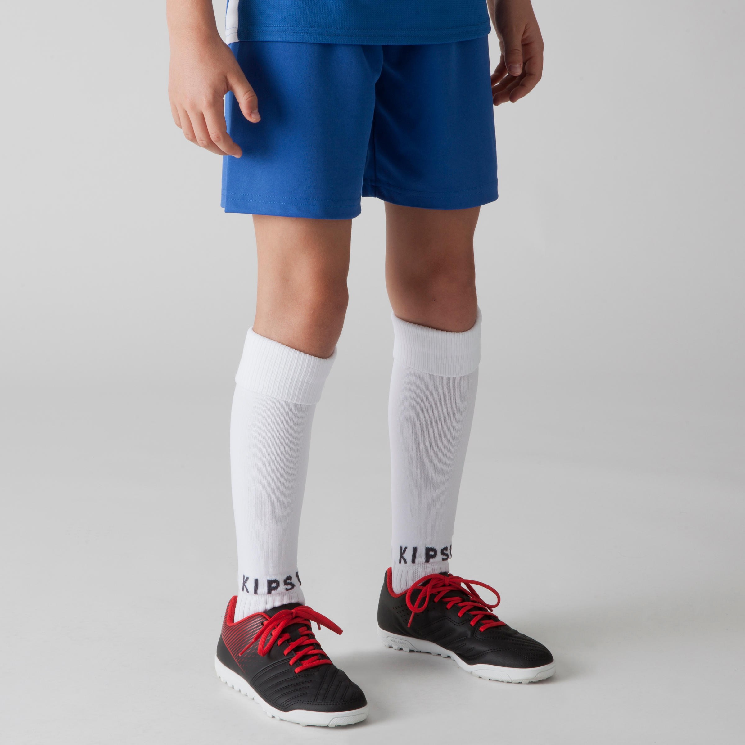 F100 Kids' Football Shorts - Blue 3/10