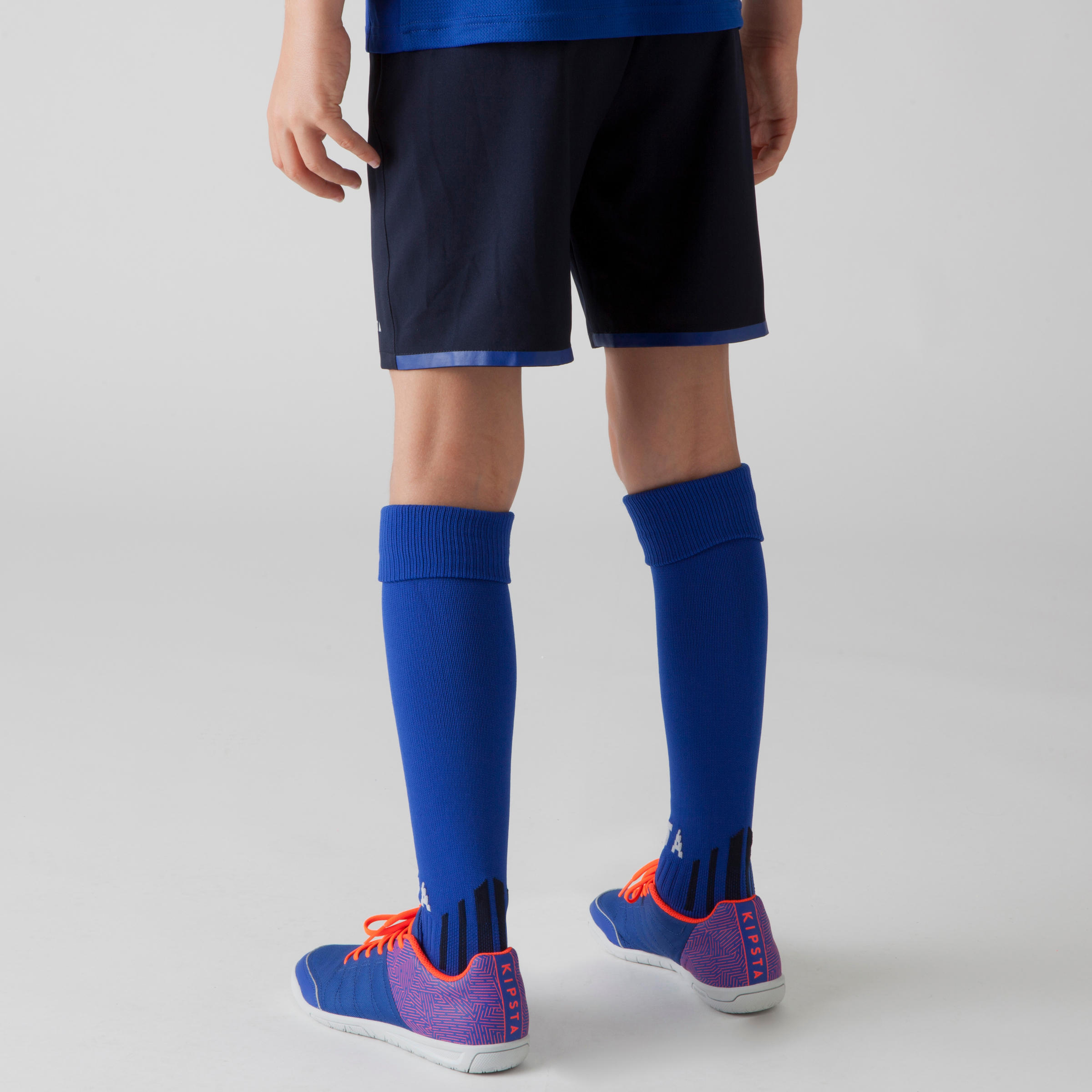 F500 Kids' Football Shorts - Navy Blue/Indigo 5/10
