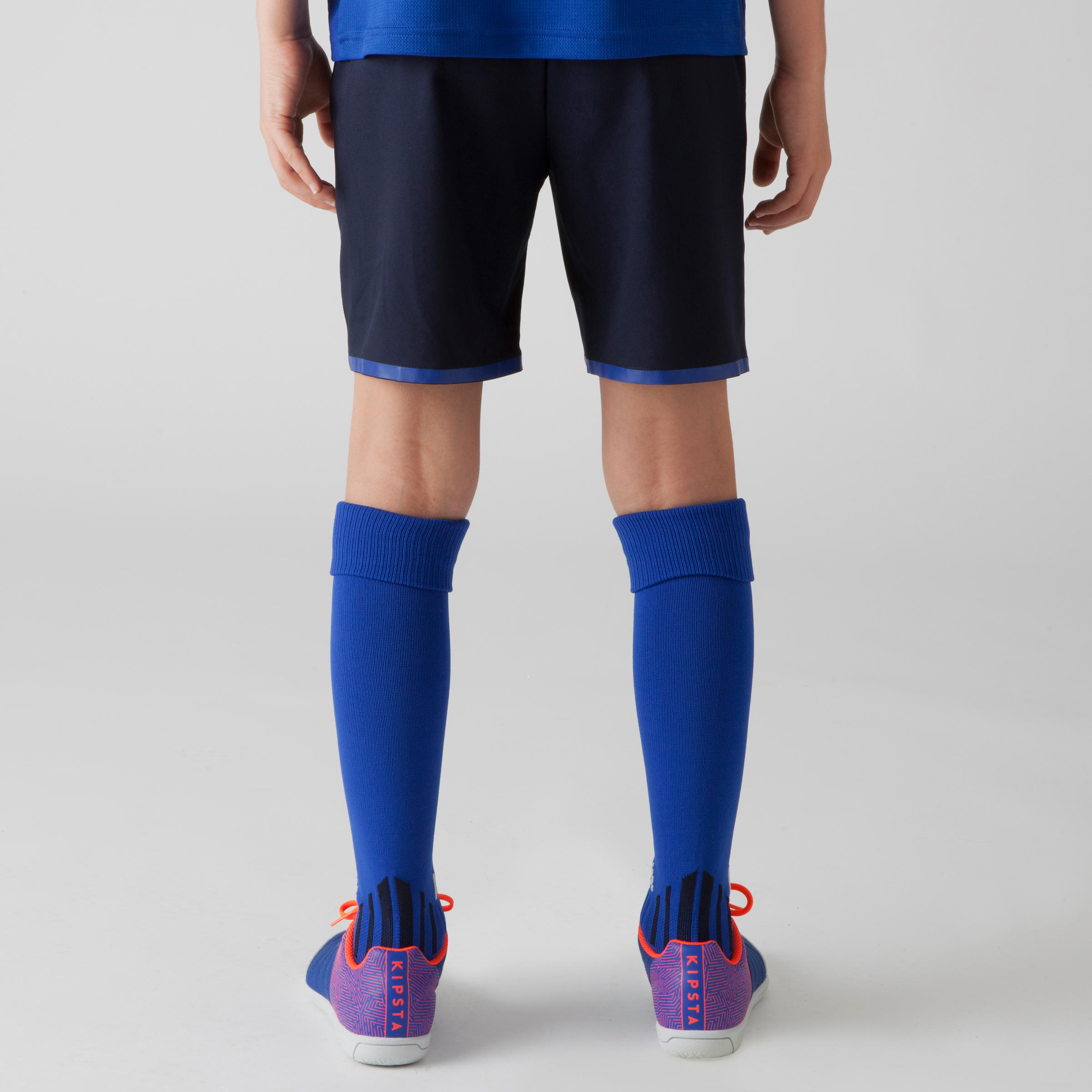 F500 Kids' Football Shorts - Navy Blue/Indigo 4/10